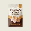 Chubby's Chow chicken natural high protein dog treats package